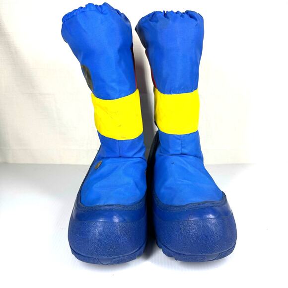 VINTAGE 80s Moon Boots Size W7/M9 Retro Rainbow Snow Winter Insulated Korea - Picture 3 of 13